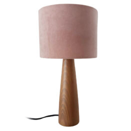 Asztali lámpa púder ernyővel